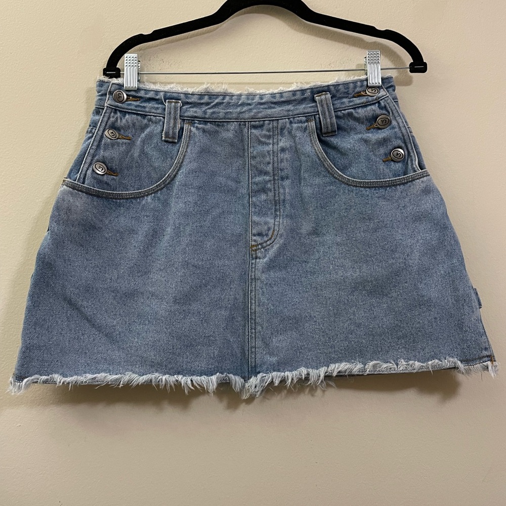 Vintage Unity Denim Mini Skirt -‎ 13/14
